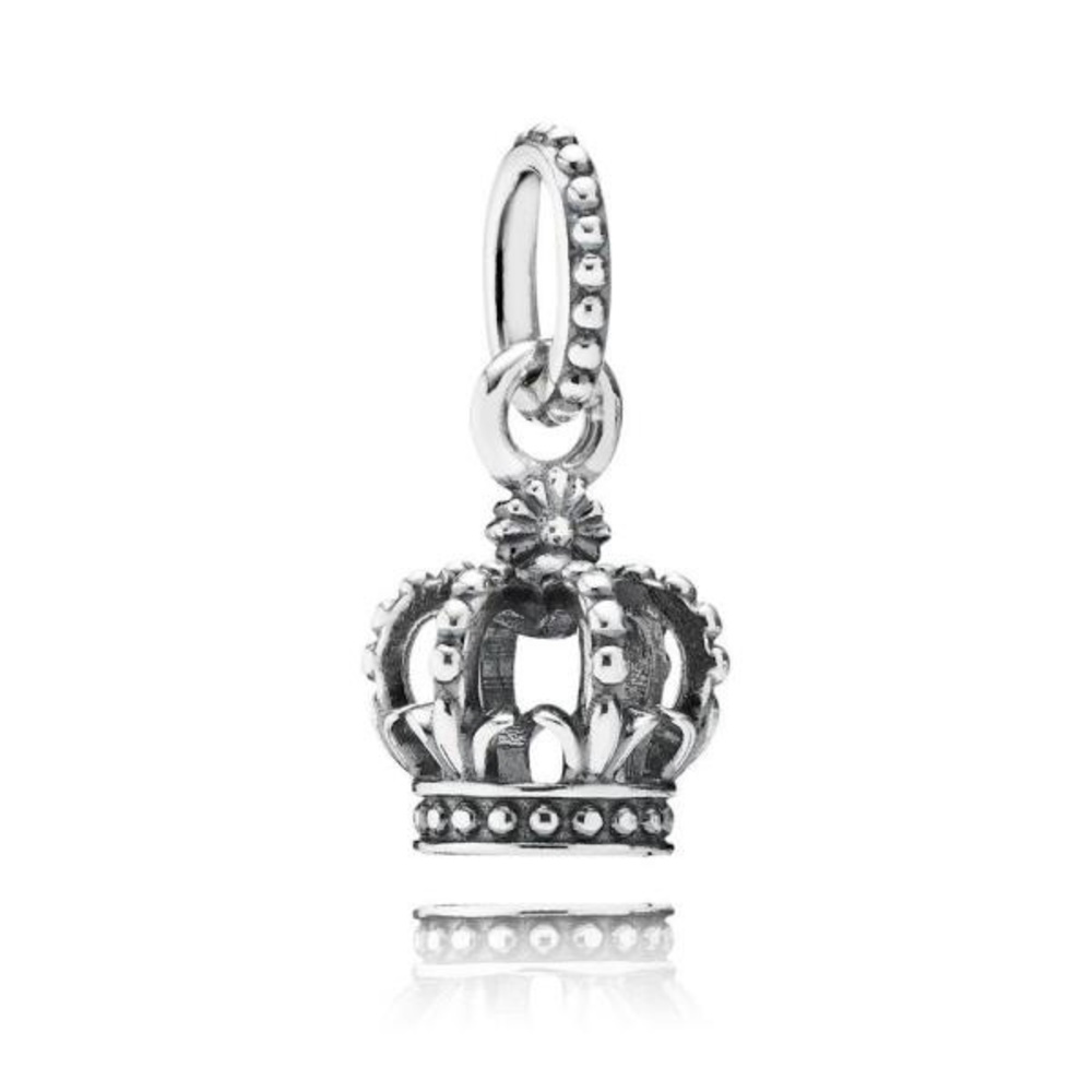 Authentic Pandora crown dangle charm